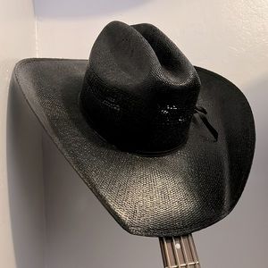 Black Straw Justin 20x, Size 7